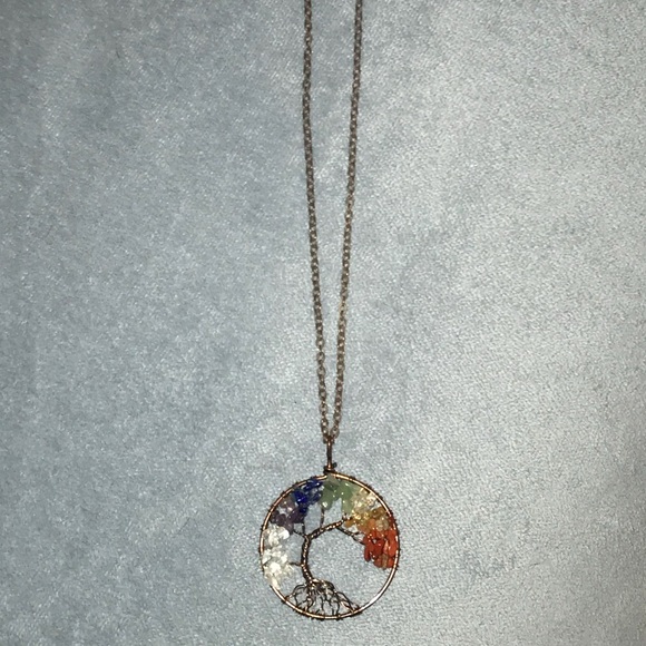 Wire wrapped Tree of Life necklace - Picture 2 of 4